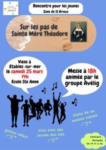 14h00 Rencontre des jeunes de la zone de Saint Brieuc à Étables-sur-Mer @ École Sainte Anne | Binic-Étables-sur-Mer | Bretagne | France
