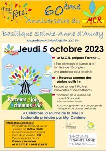 9H30 60ème anniversaire du MCR à Sainte-Anne d'Auray