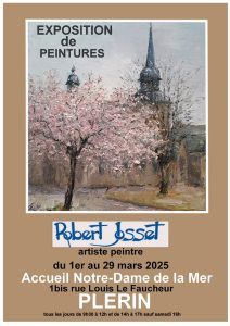 Exposition Robert Josset à l'accueil Notre-Dame de la Mer du 3 au 29/3/2025 @ Accueil Notre-Dame de la Mer | Plérin | Bretagne | France